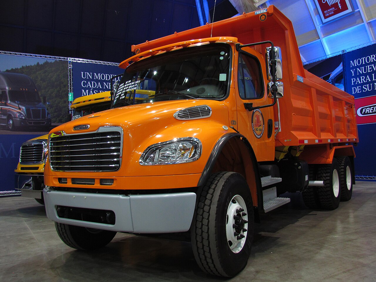 A freight truck on the road